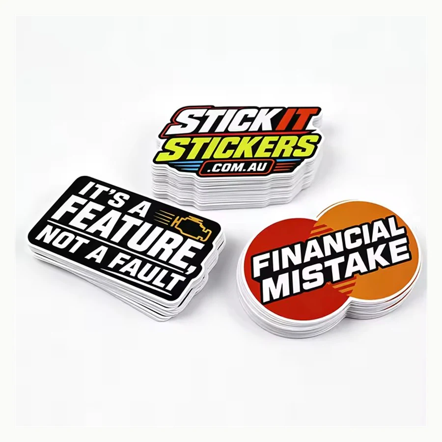 Logo Cartoon Stickers custom sticker example