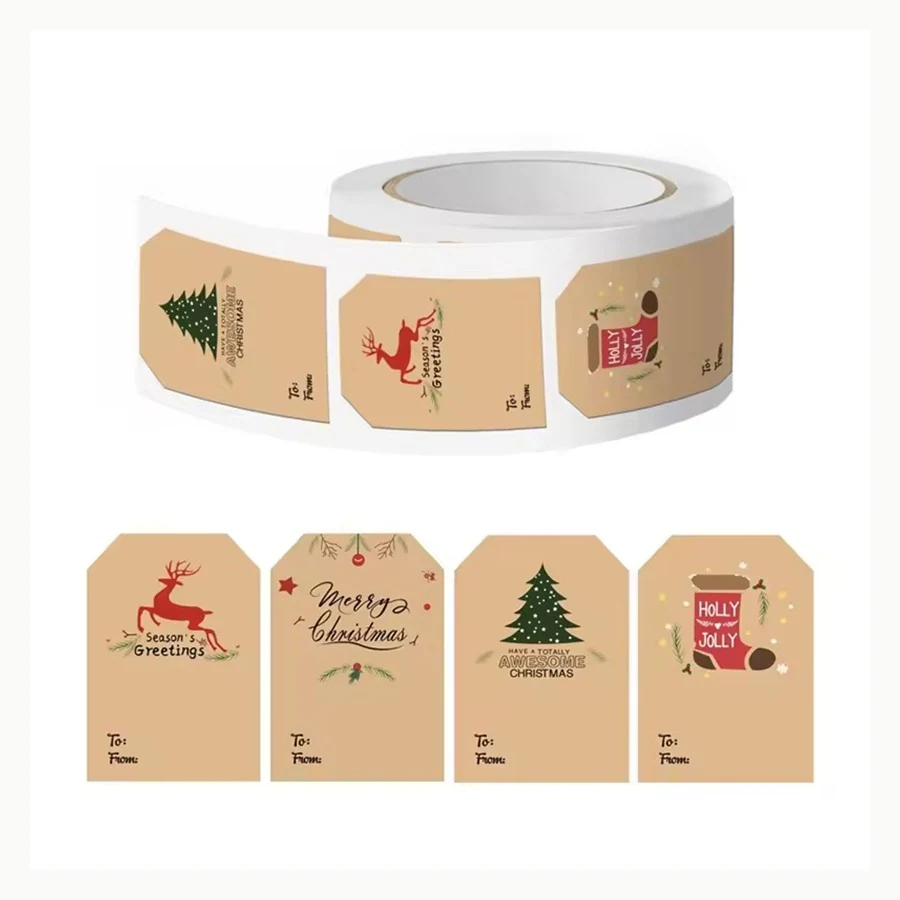 Gift Package Labels custom sticker example