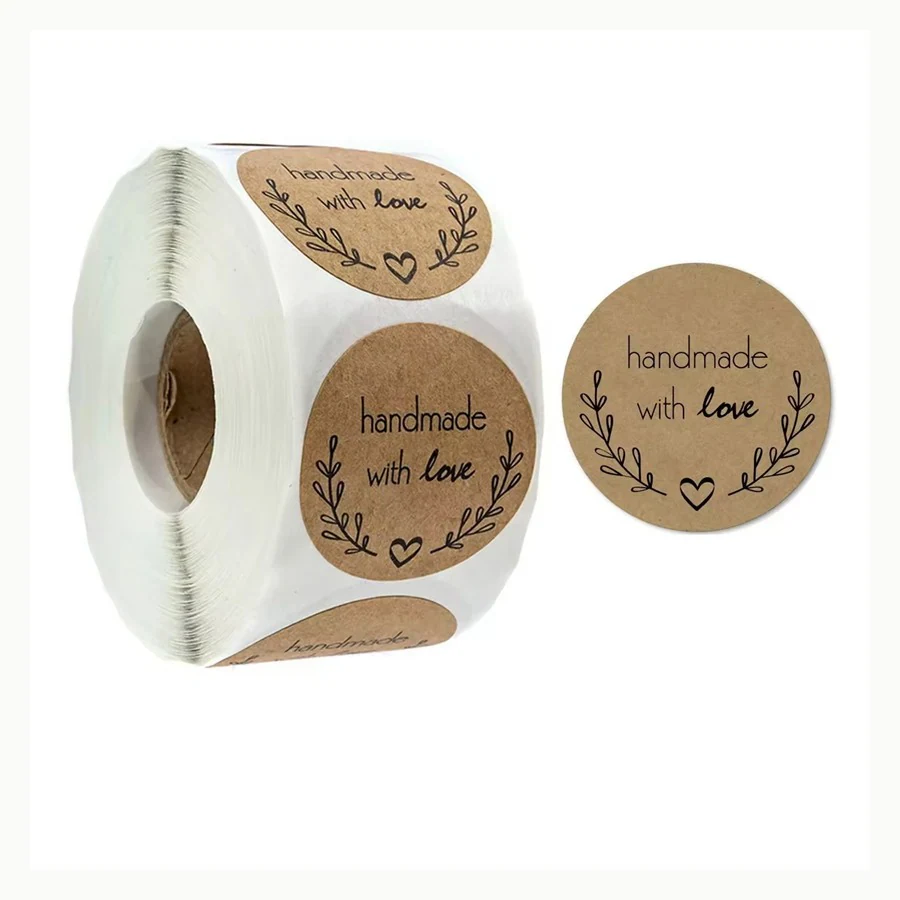 Heart Shape Seals custom sticker example