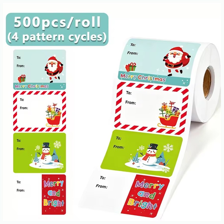 Gift Bag Stickers example
