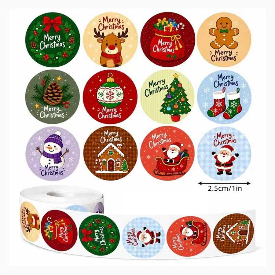 Christmas Vinyl Stickers custom sticker example