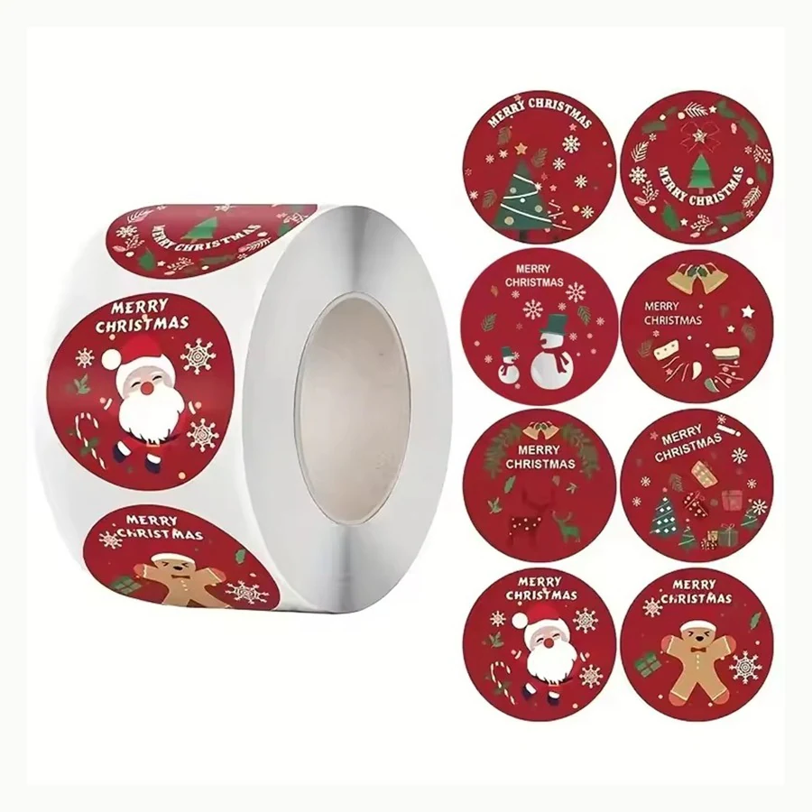 Seasonal Gift Tags custom sticker example