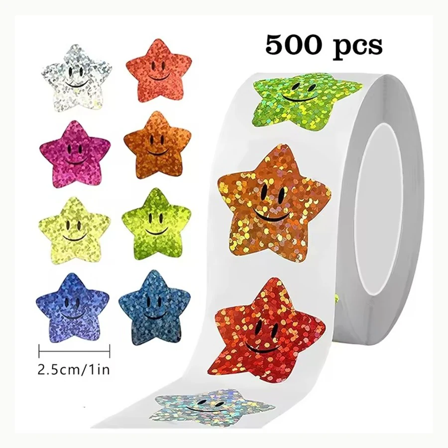 Reward Star Stickers custom sticker example