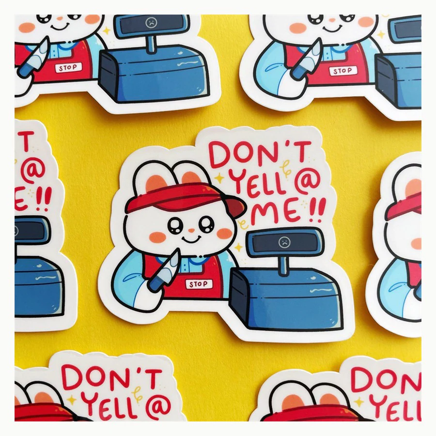 Smile Reward Labels custom sticker example