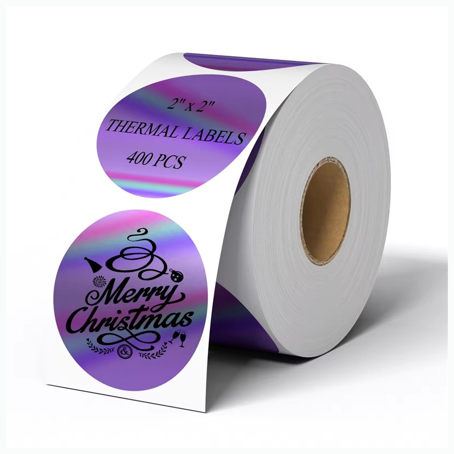 Clothing Round Labels example