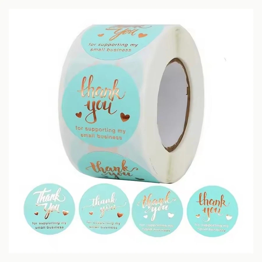 Waterproof Brand Stickers custom sticker example