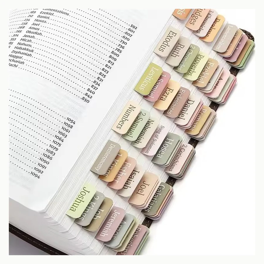 Bible Tab Stickers custom sticker example