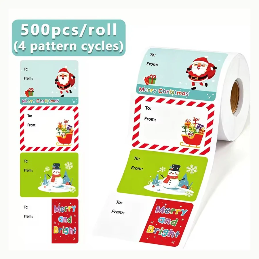 Removable Booklet Labels custom sticker example