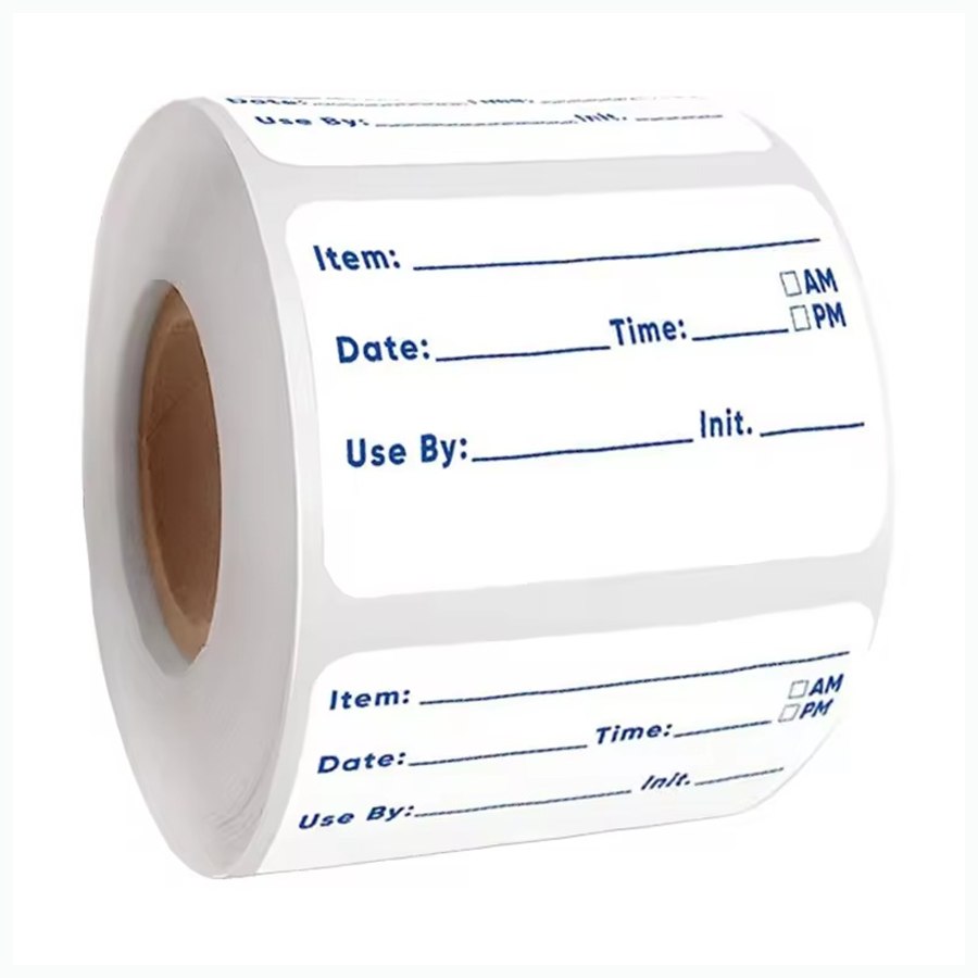 Transparent Folder Labels example